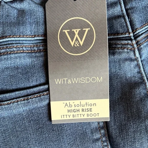 Wit & Wisdom Indigo Flared Jeans - Picture 6 of 8